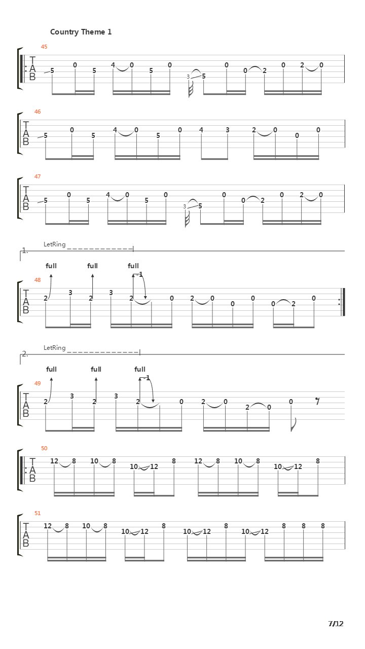 Farm Fiddlin'吉他谱