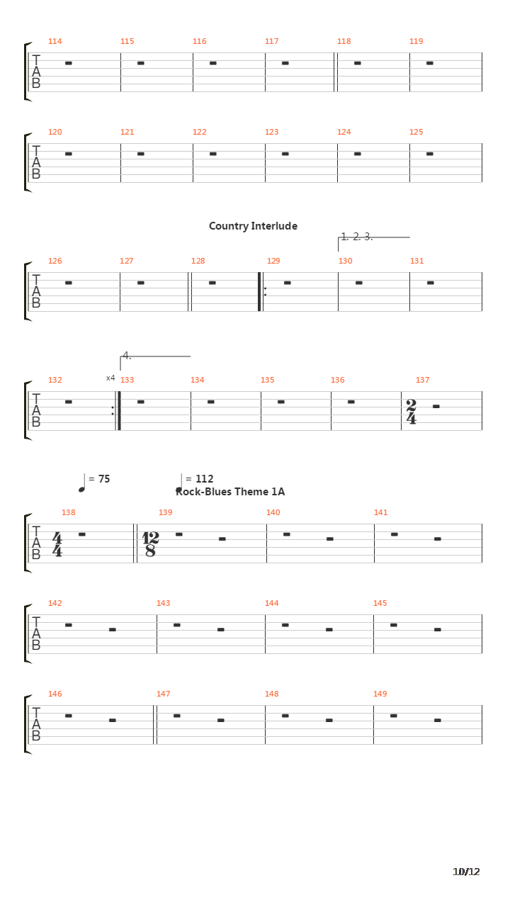 Farm Fiddlin'吉他谱