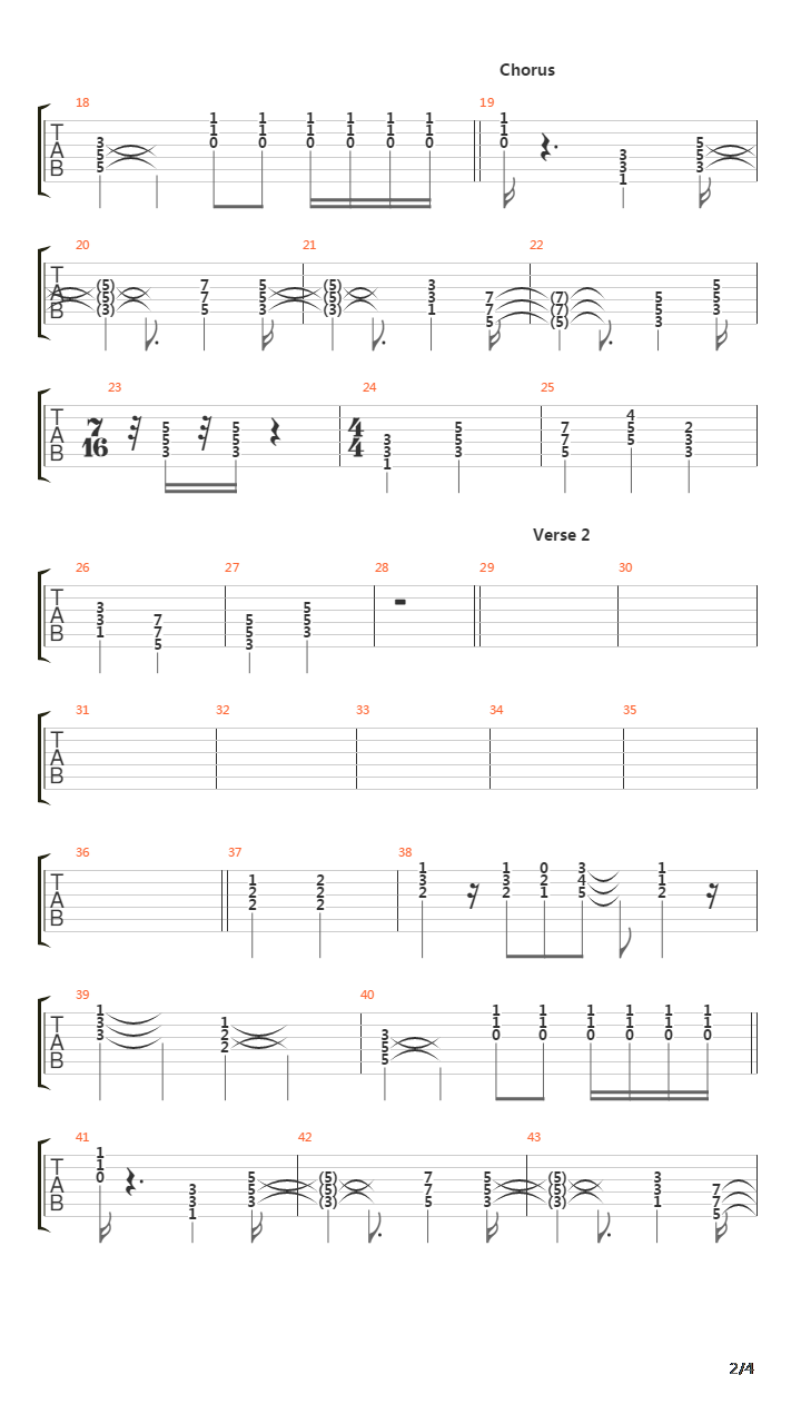 Bab Nai Tee Ter Rak吉他谱