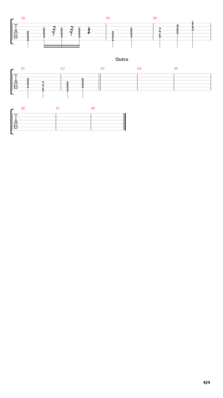 Bab Nai Tee Ter Rak吉他谱