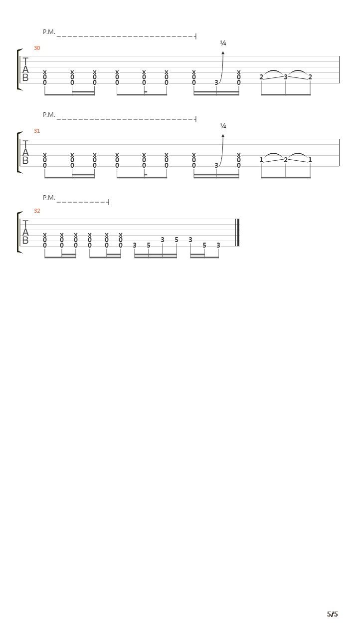 Sanity吉他谱