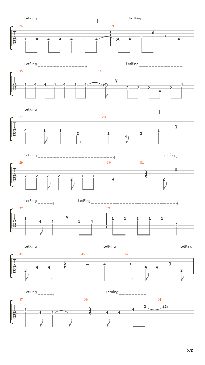 谢谢你吉他谱