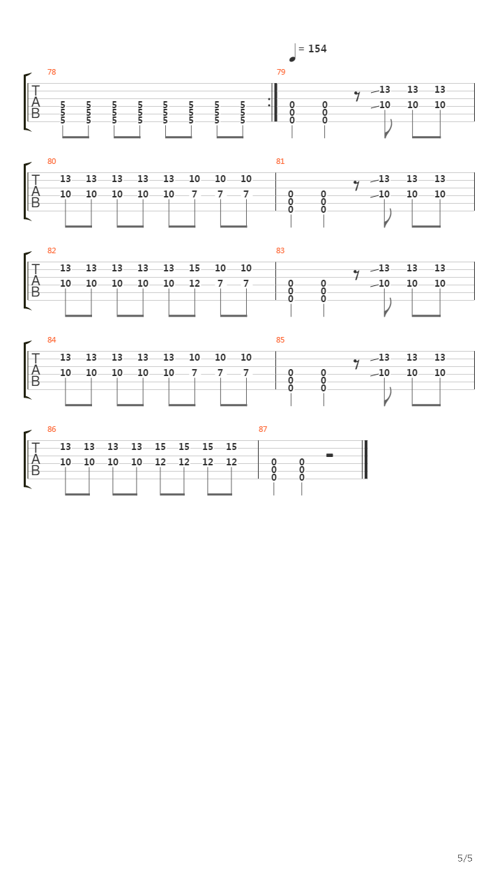 The Way Back吉他谱