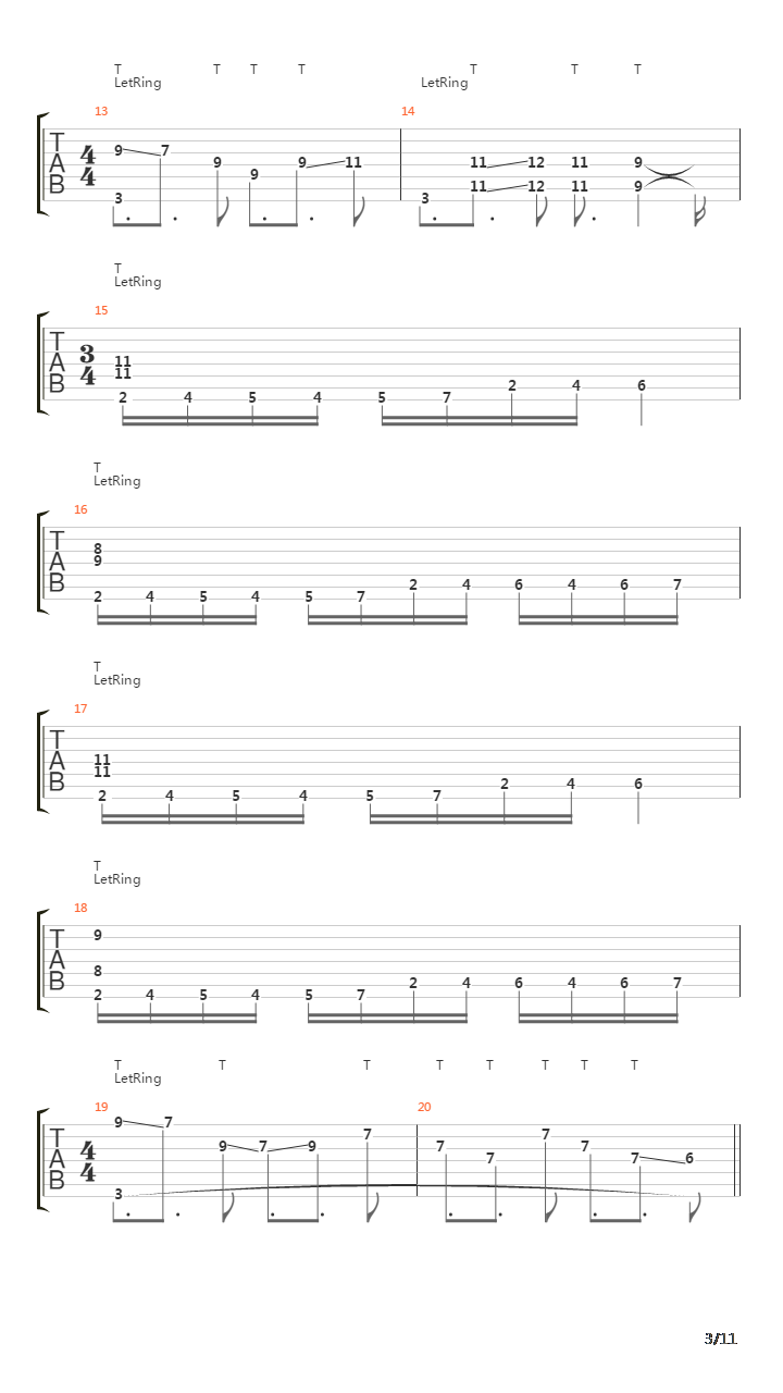 The Woven Web吉他谱