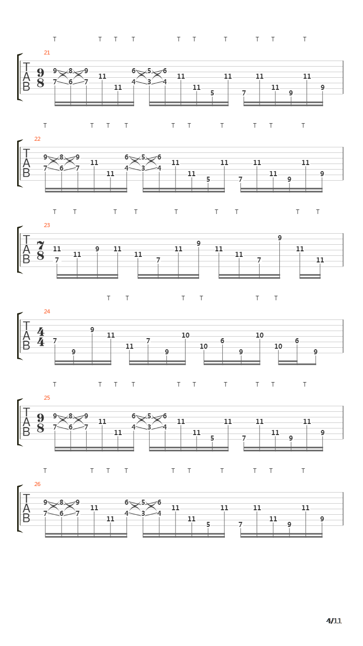 The Woven Web吉他谱