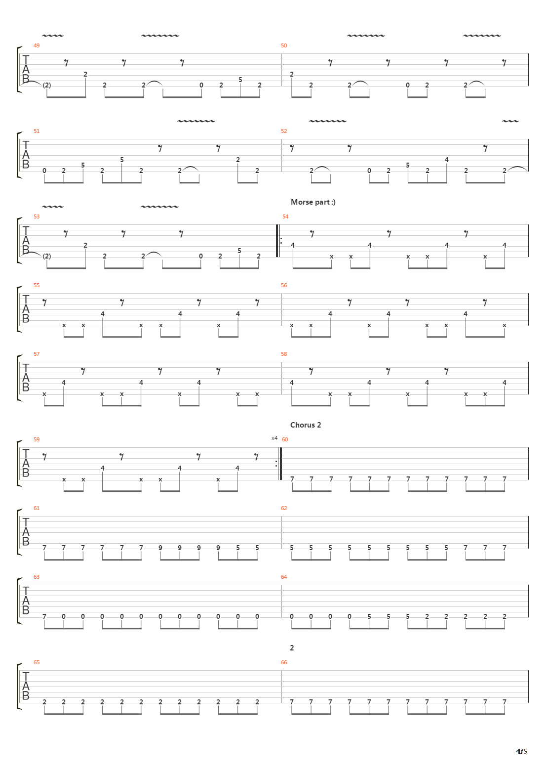 Messenger吉他谱