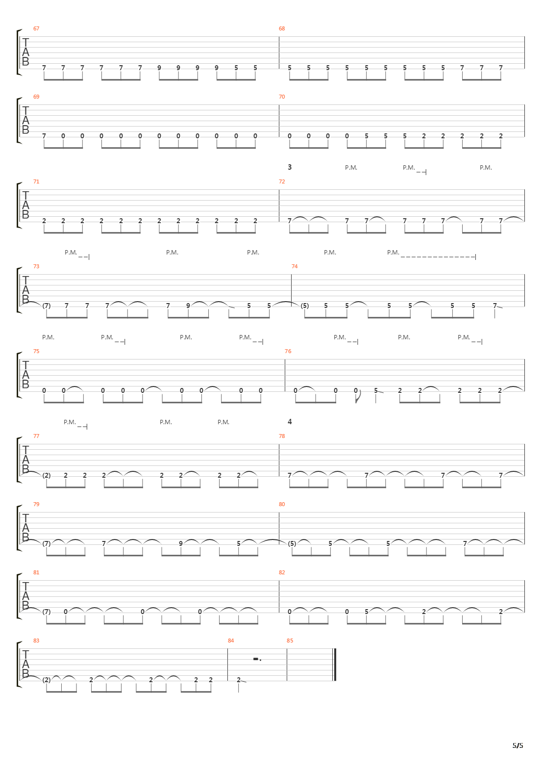 Messenger吉他谱