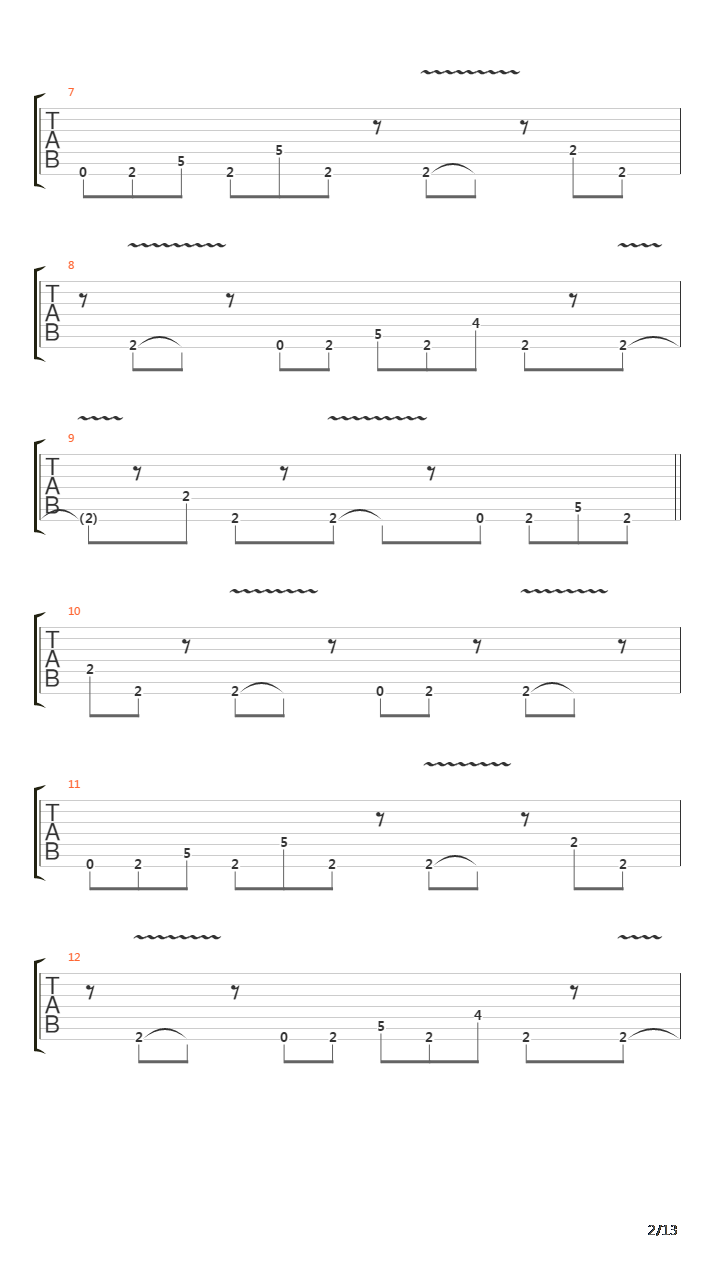 Messenger吉他谱