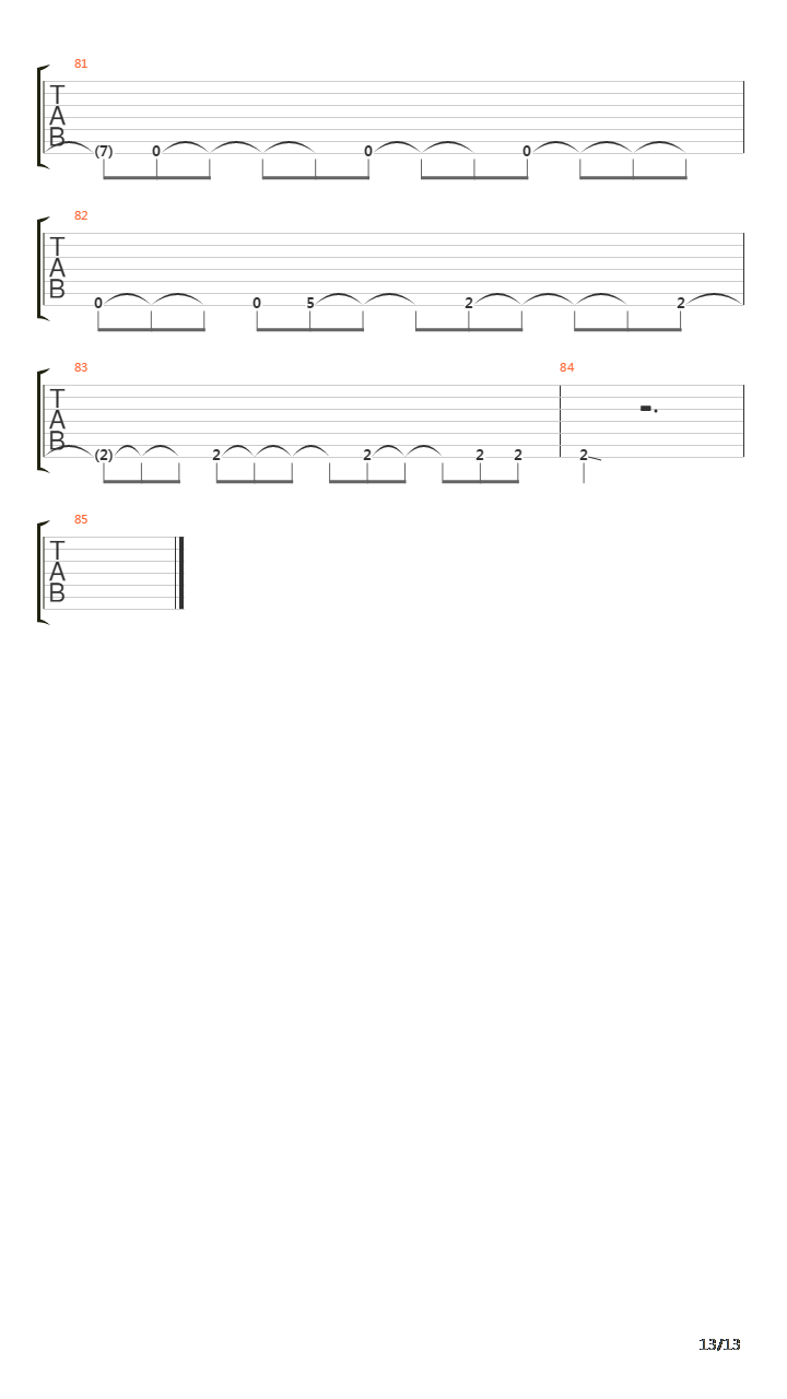 Messenger吉他谱