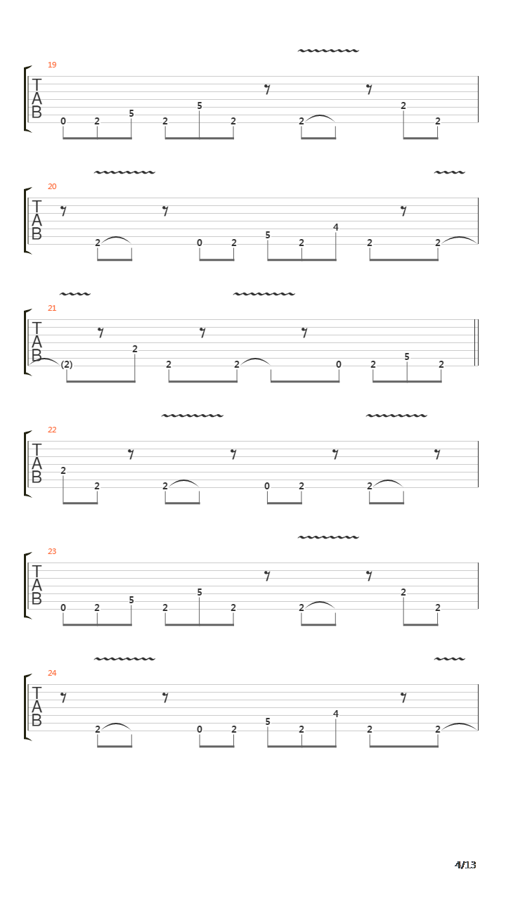 Messenger吉他谱