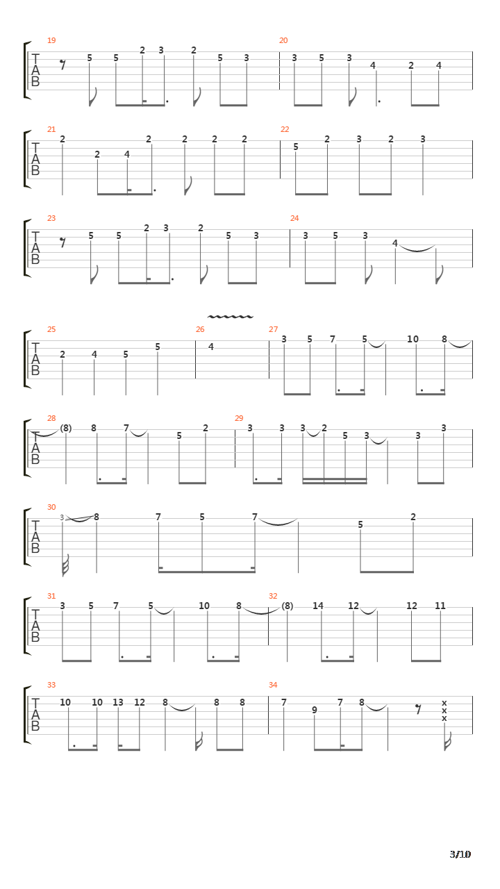 リンネ（轮回）吉他谱