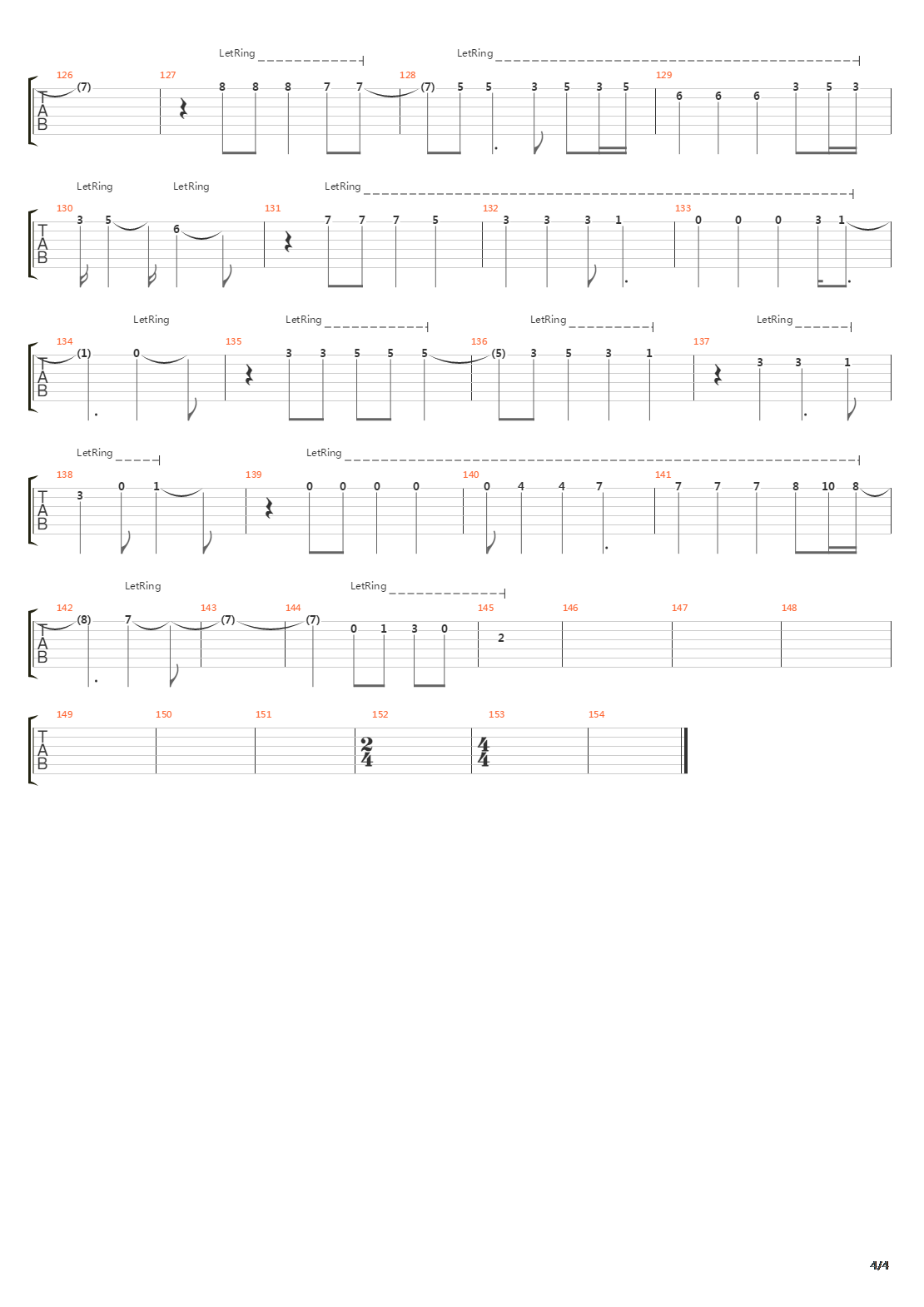 Ahgul吉他谱