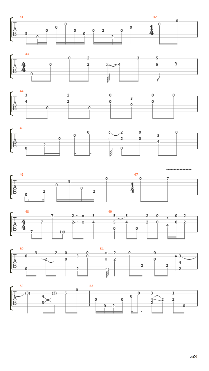 Huron Carol吉他谱