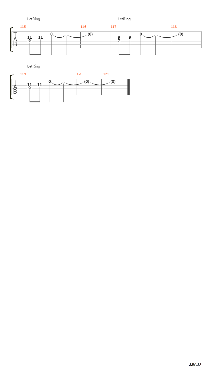 坠落吉他谱