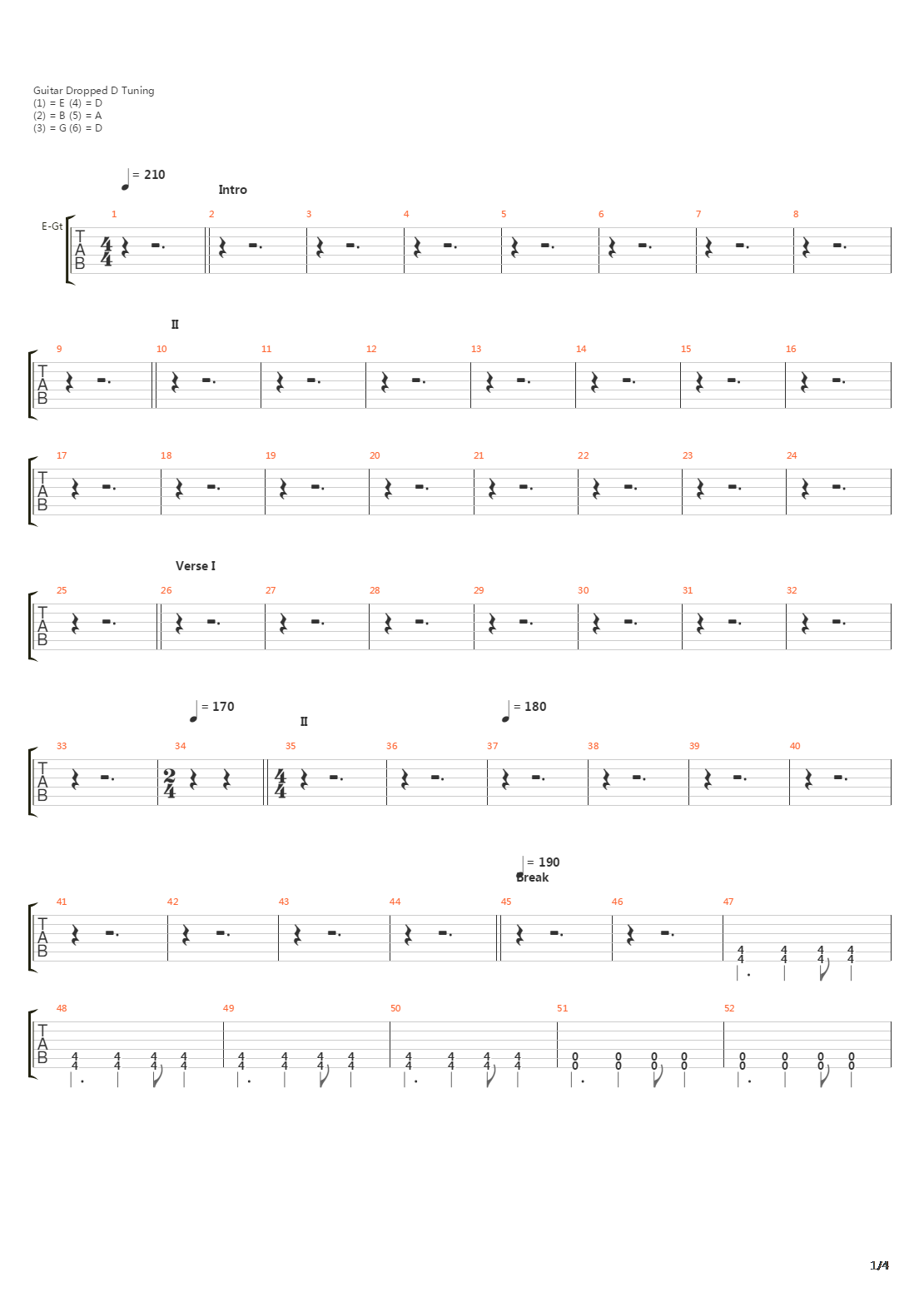 Driver吉他谱