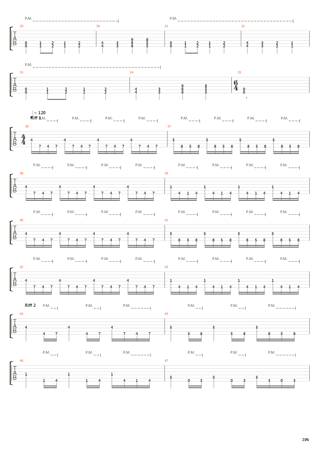 Disillusion In A Discordant System吉他谱