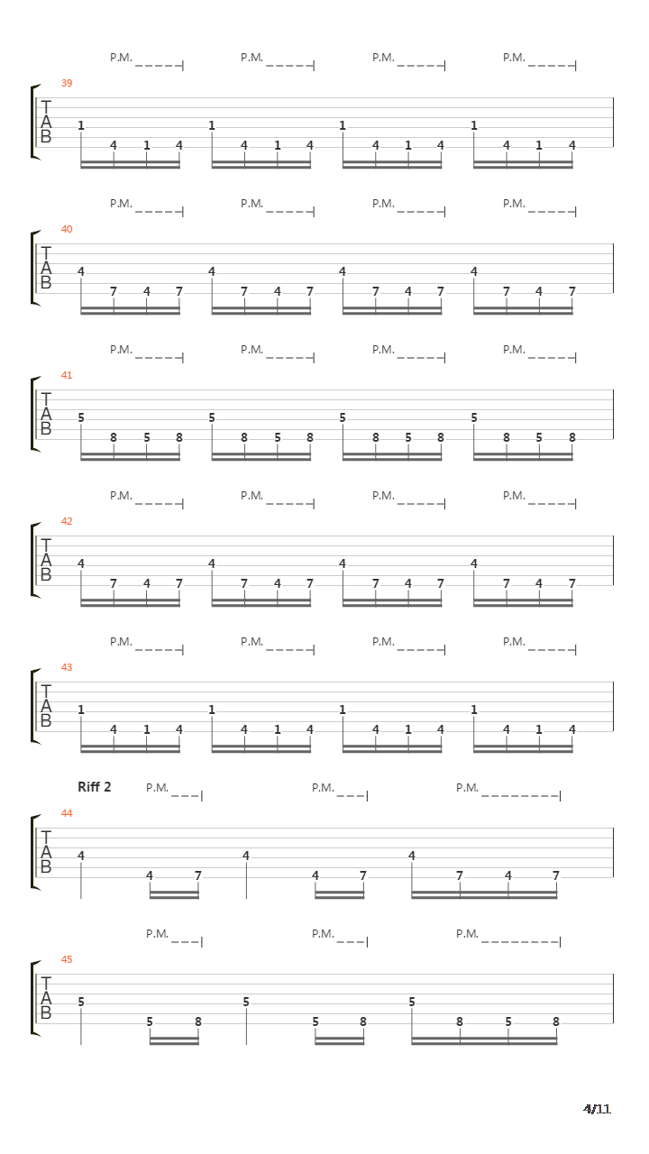 Disillusion In A Discordant System吉他谱