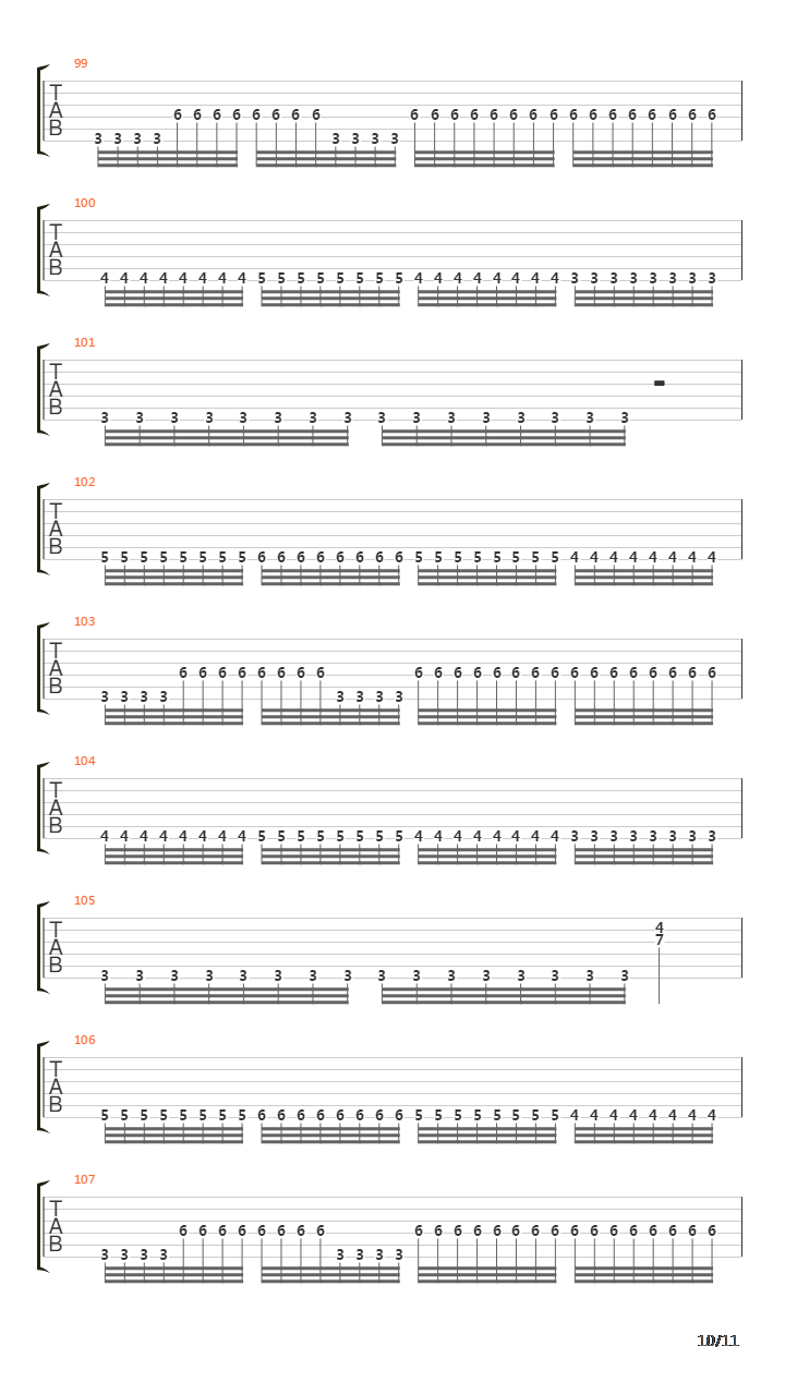 Disillusion In A Discordant System吉他谱