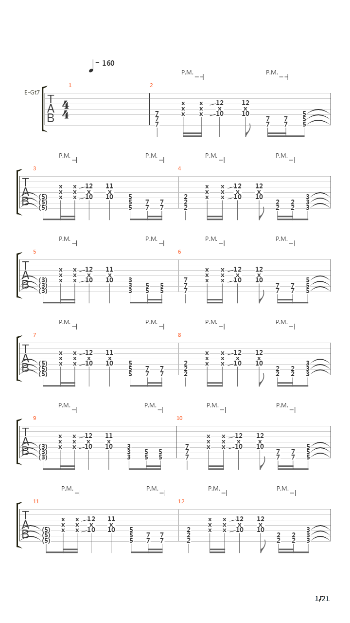 Deluge吉他谱