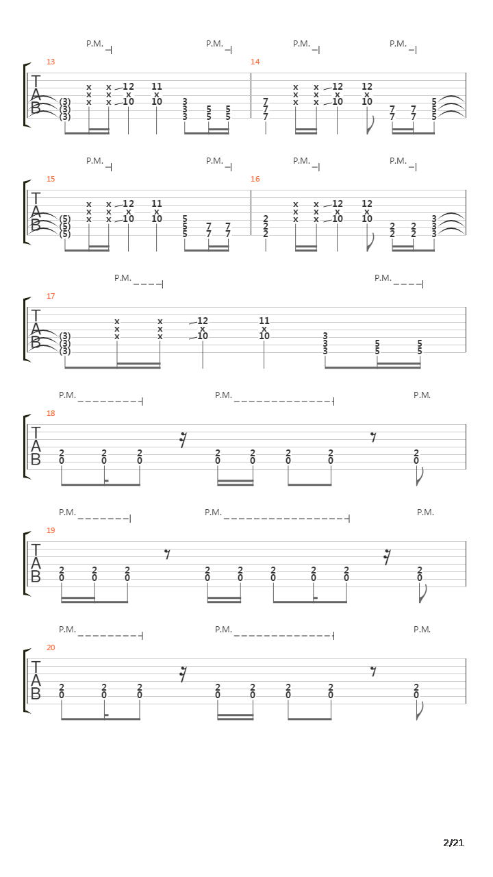 Deluge吉他谱