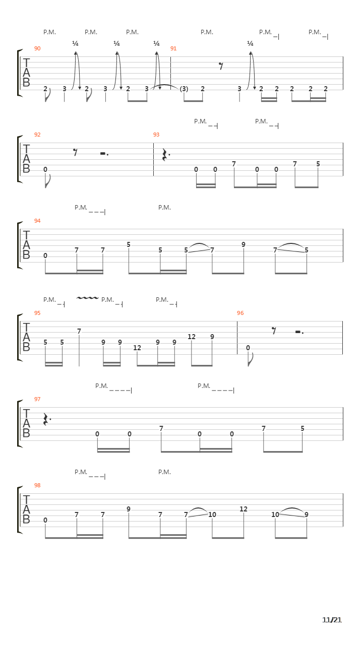 Deluge吉他谱