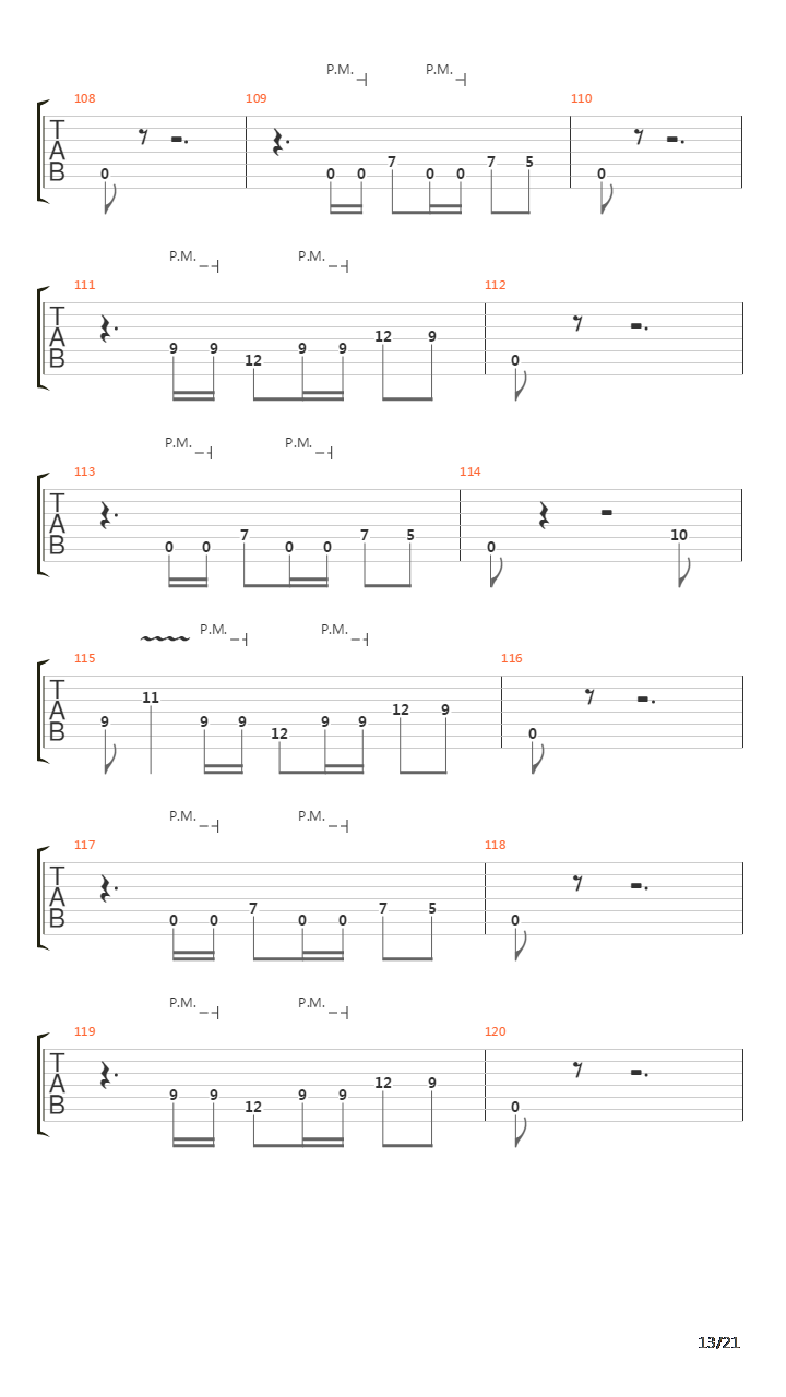 Deluge吉他谱