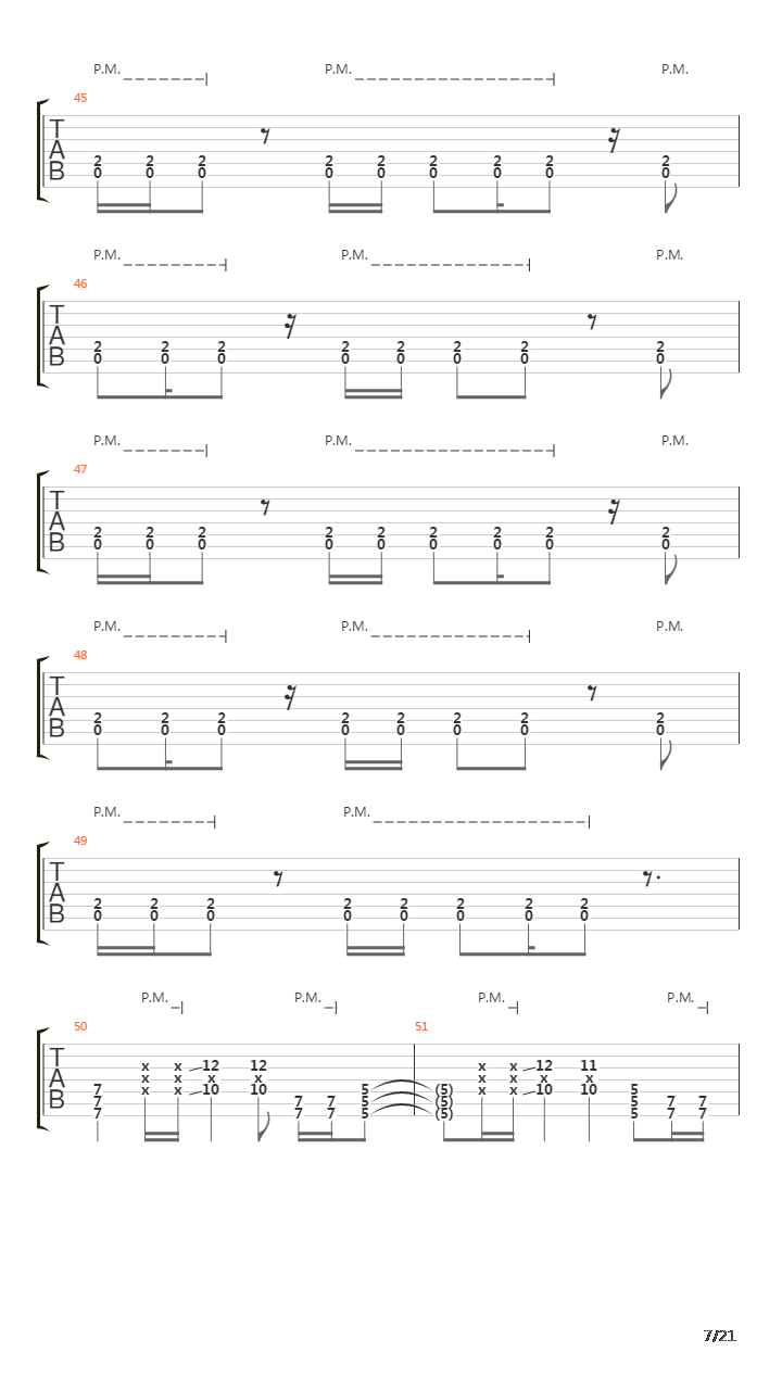 Deluge吉他谱