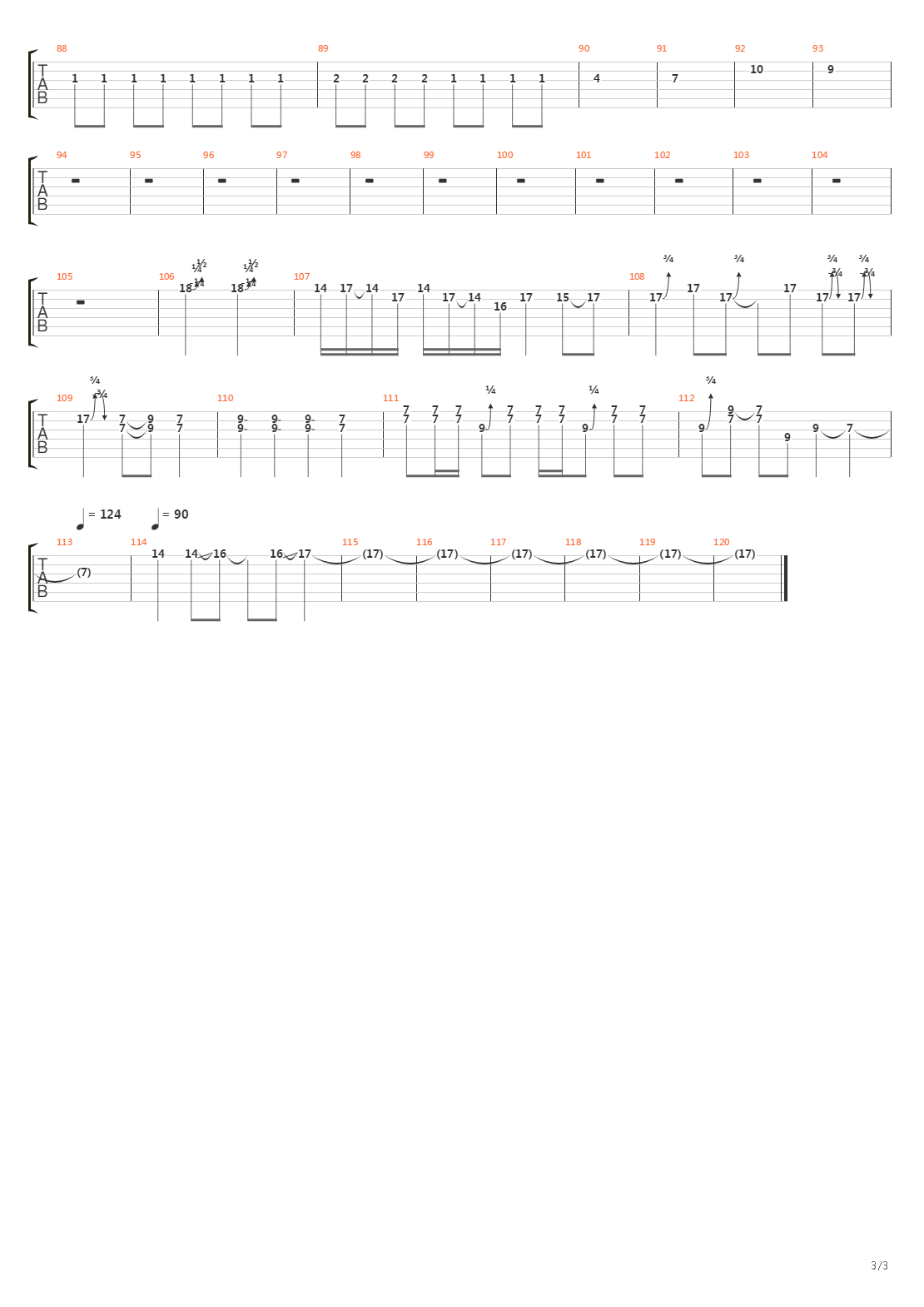 Bottom Of The Well吉他谱