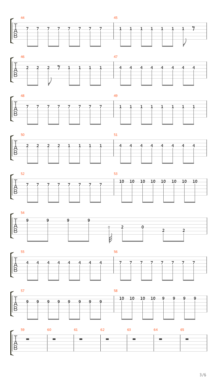 Bottom Of The Well吉他谱