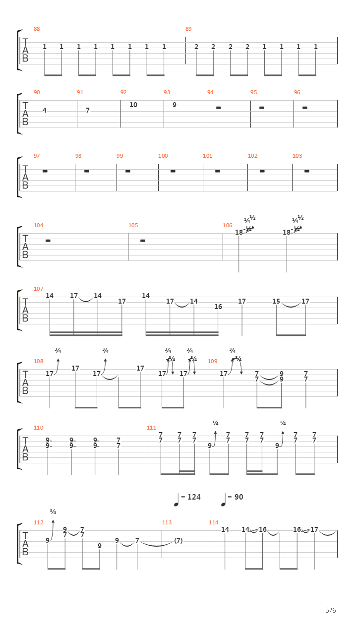 Bottom Of The Well吉他谱