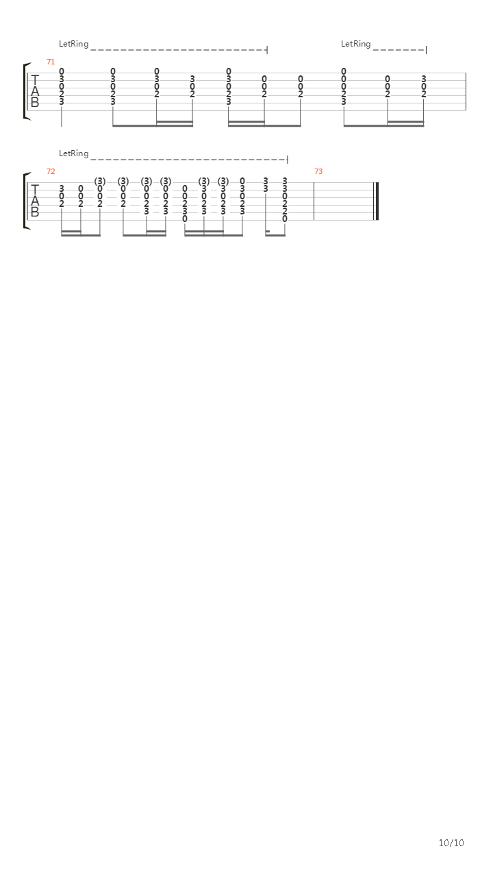 Nutshell吉他谱