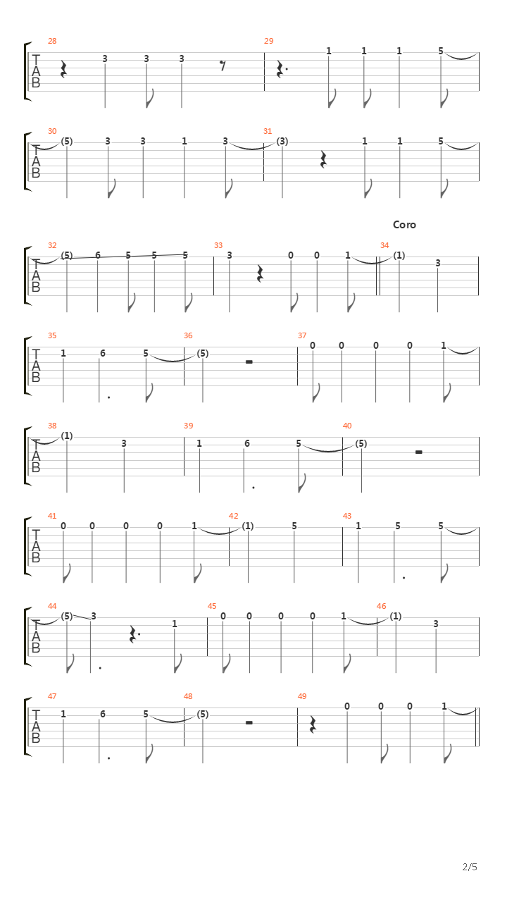Algo Que Decir吉他谱