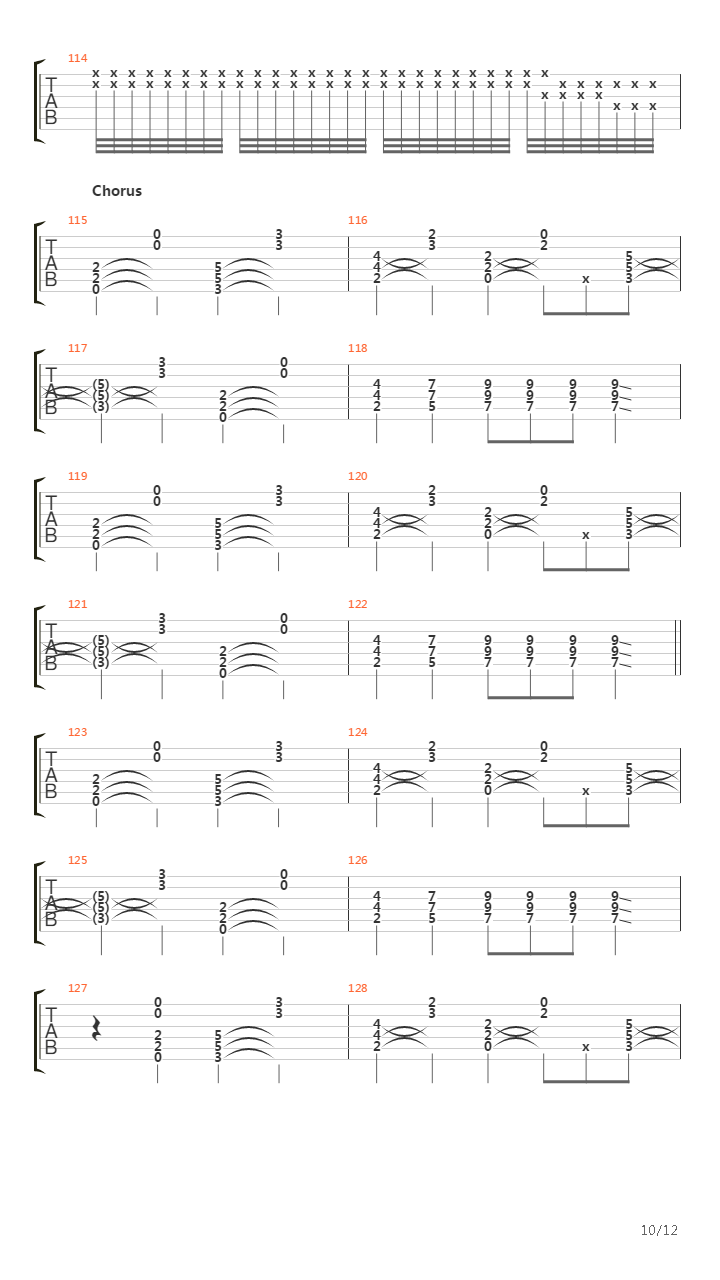 Tree Of Ages吉他谱