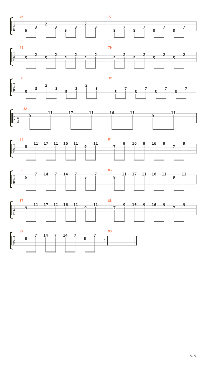 Rain吉他谱