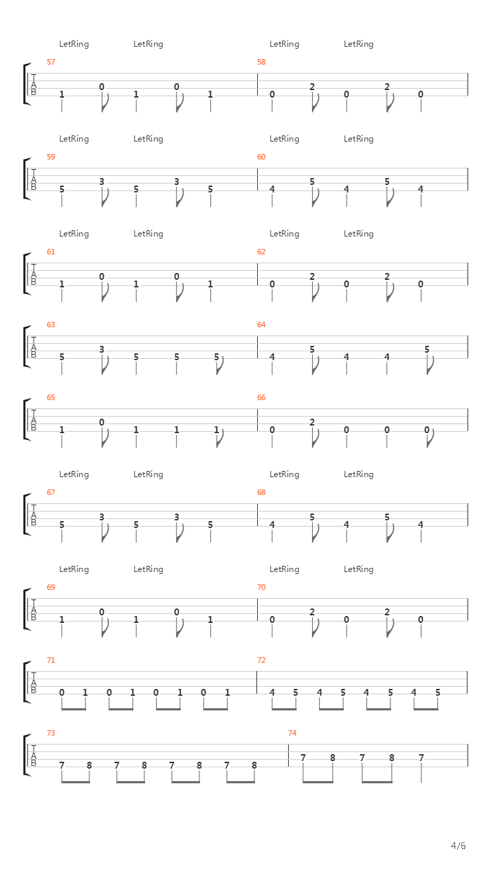 Velo Negro吉他谱