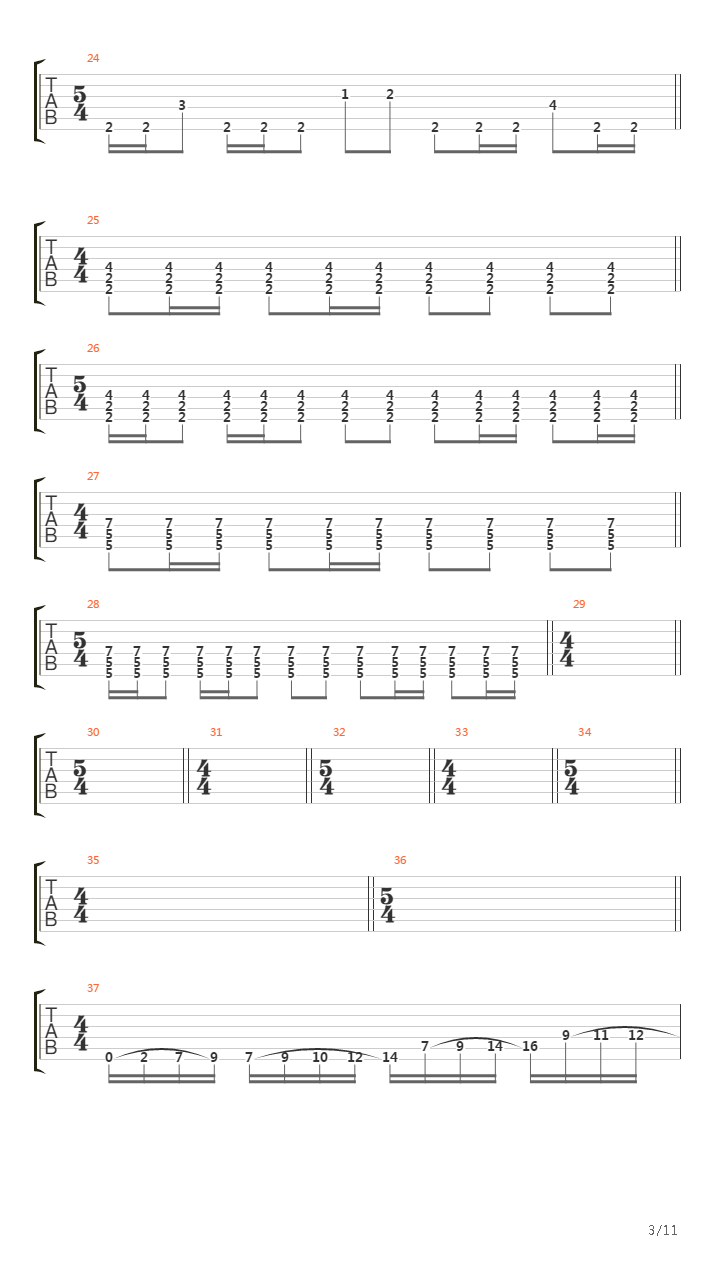 Cafo吉他谱