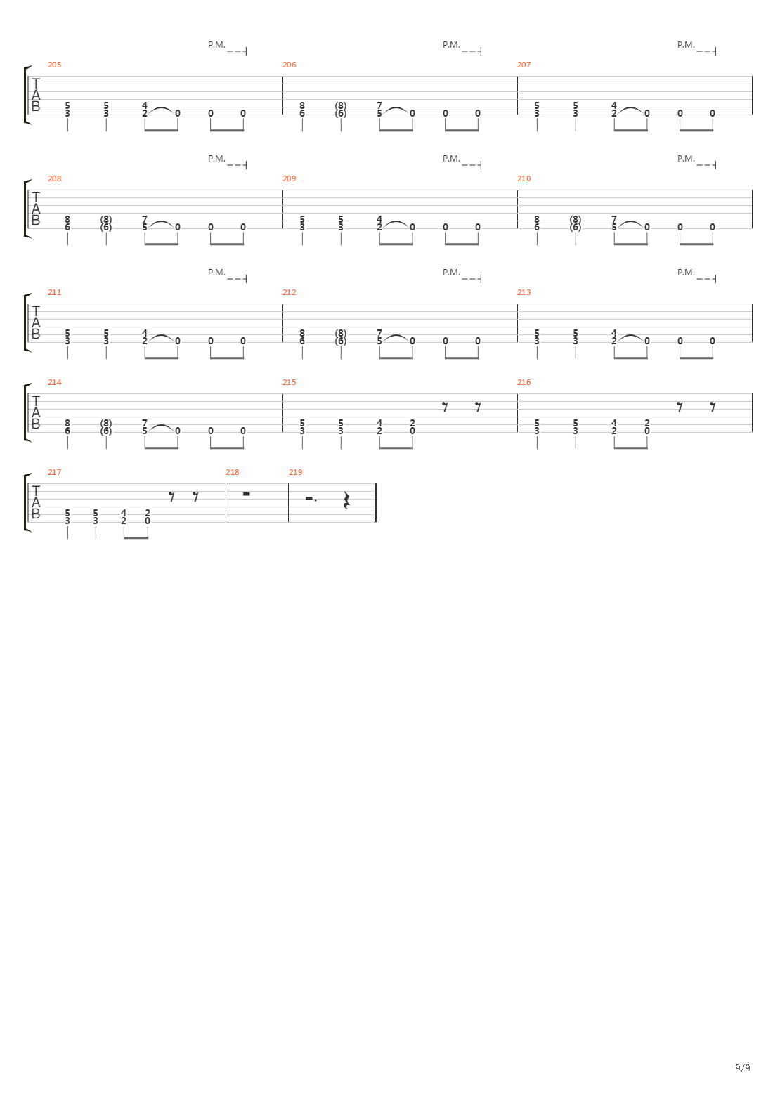 Air吉他谱