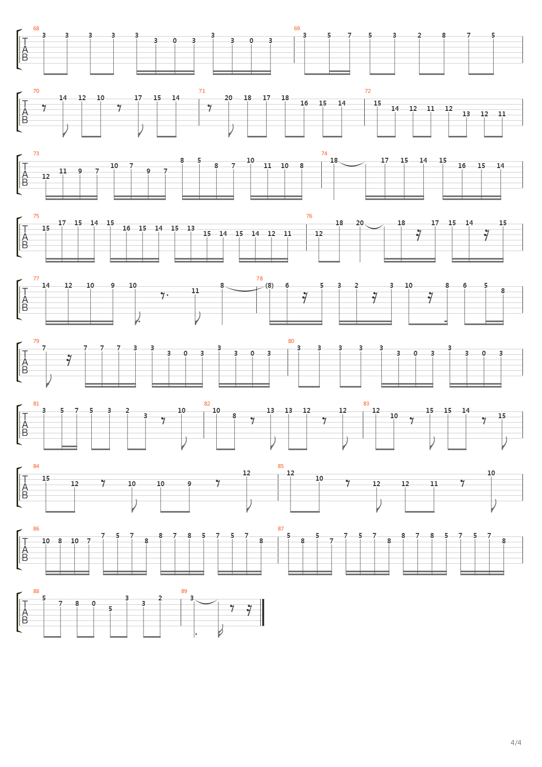 Allegro Opus No 4吉他谱