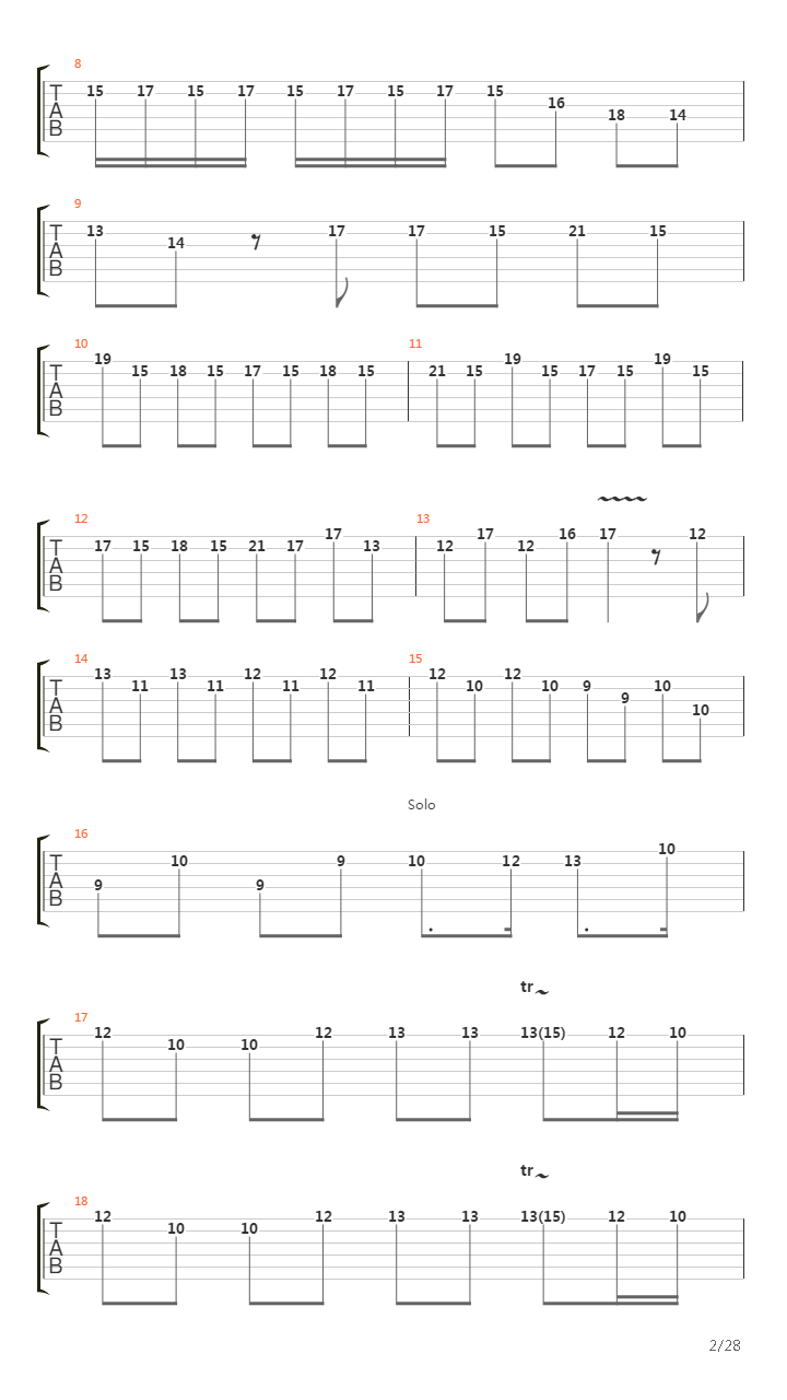 Concerto In A Minor N 8 Opus 3 Lestro Armonico吉他谱