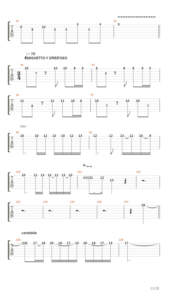 Concerto In A Minor N 8 Opus 3 Lestro Armonico吉他谱