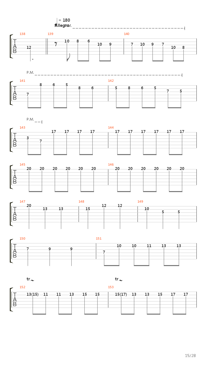 Concerto In A Minor N 8 Opus 3 Lestro Armonico吉他谱