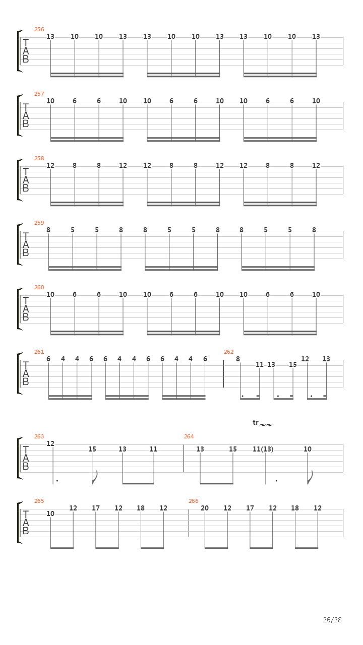 Concerto In A Minor N 8 Opus 3 Lestro Armonico吉他谱