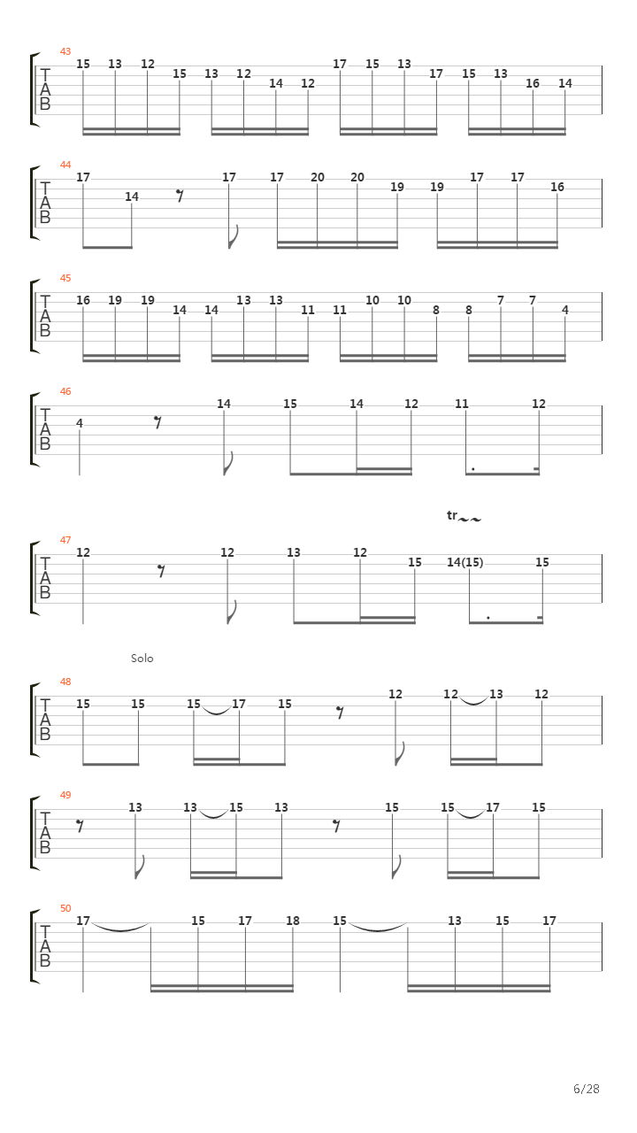 Concerto In A Minor N 8 Opus 3 Lestro Armonico吉他谱