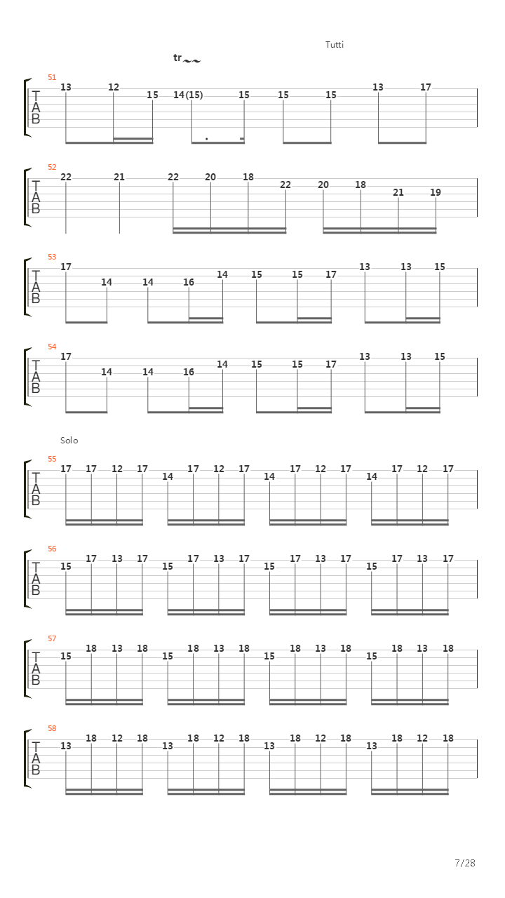 Concerto In A Minor N 8 Opus 3 Lestro Armonico吉他谱