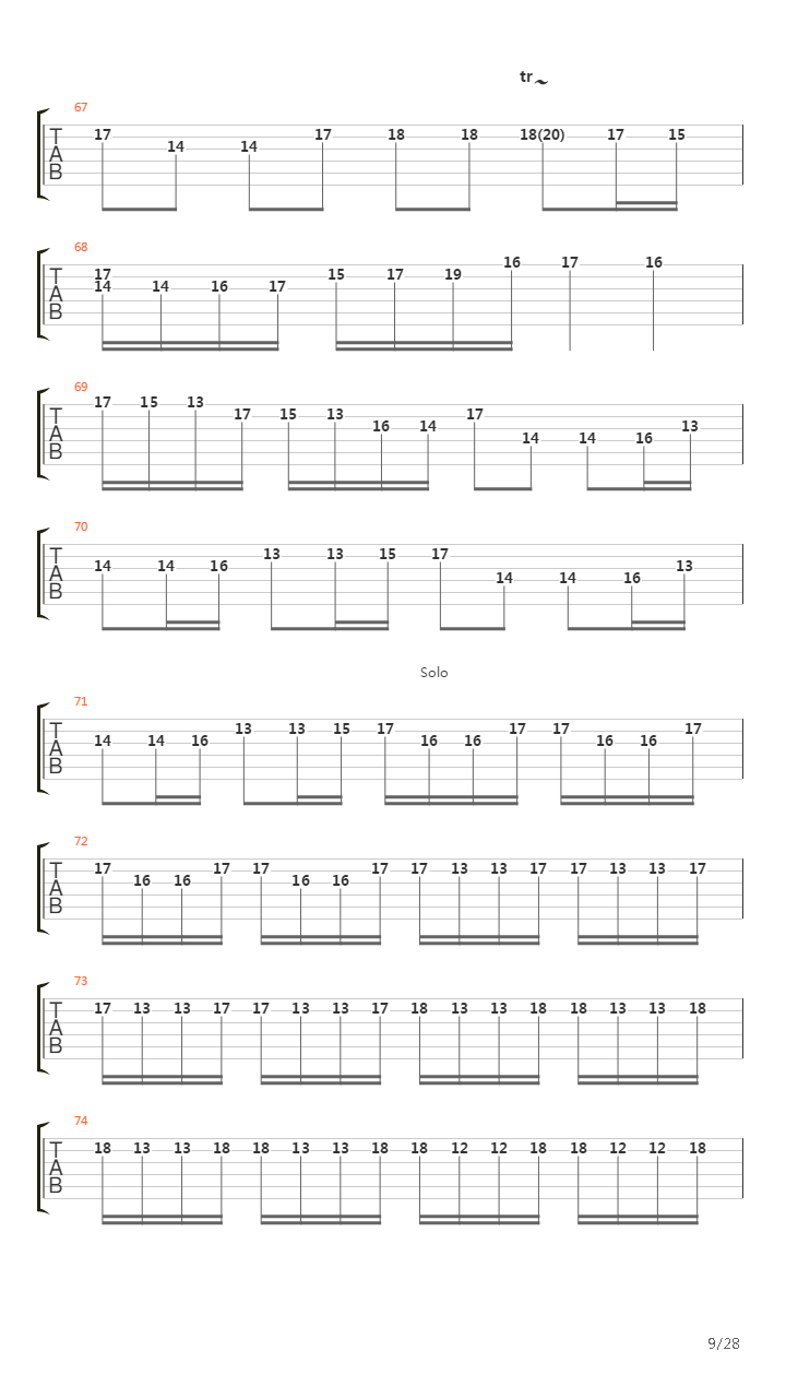 Concerto In A Minor N 8 Opus 3 Lestro Armonico吉他谱