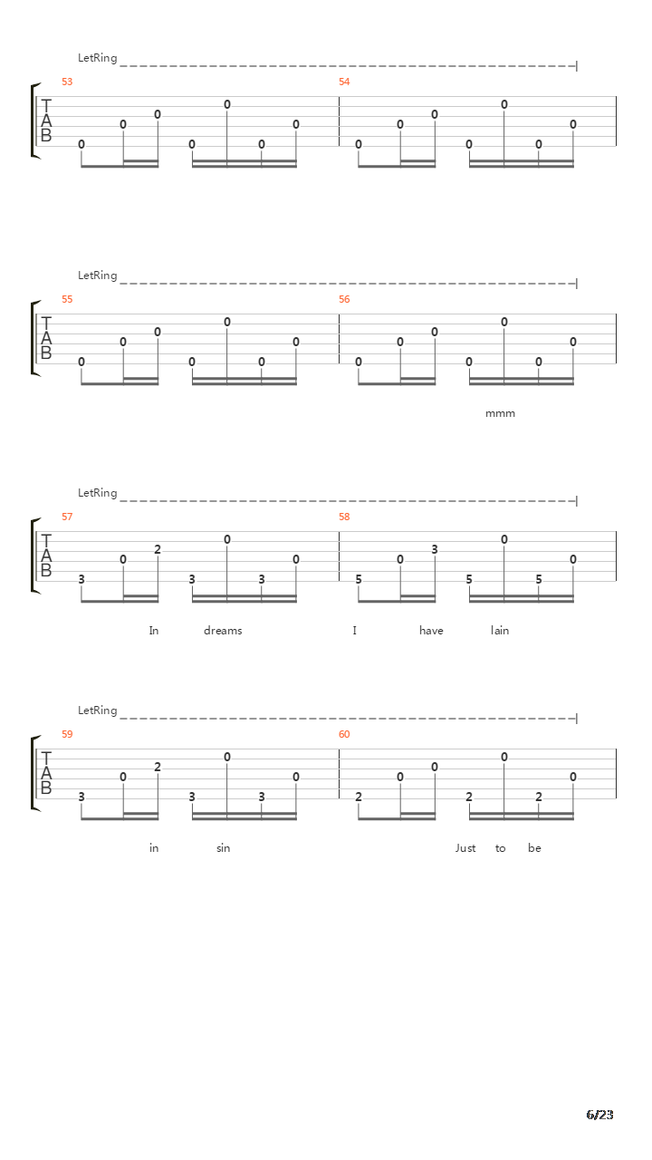 In Dreams吉他谱
