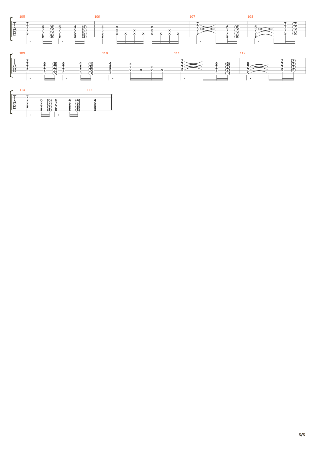 Chance吉他谱