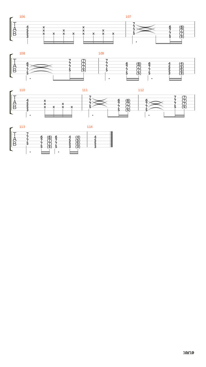 Chance吉他谱