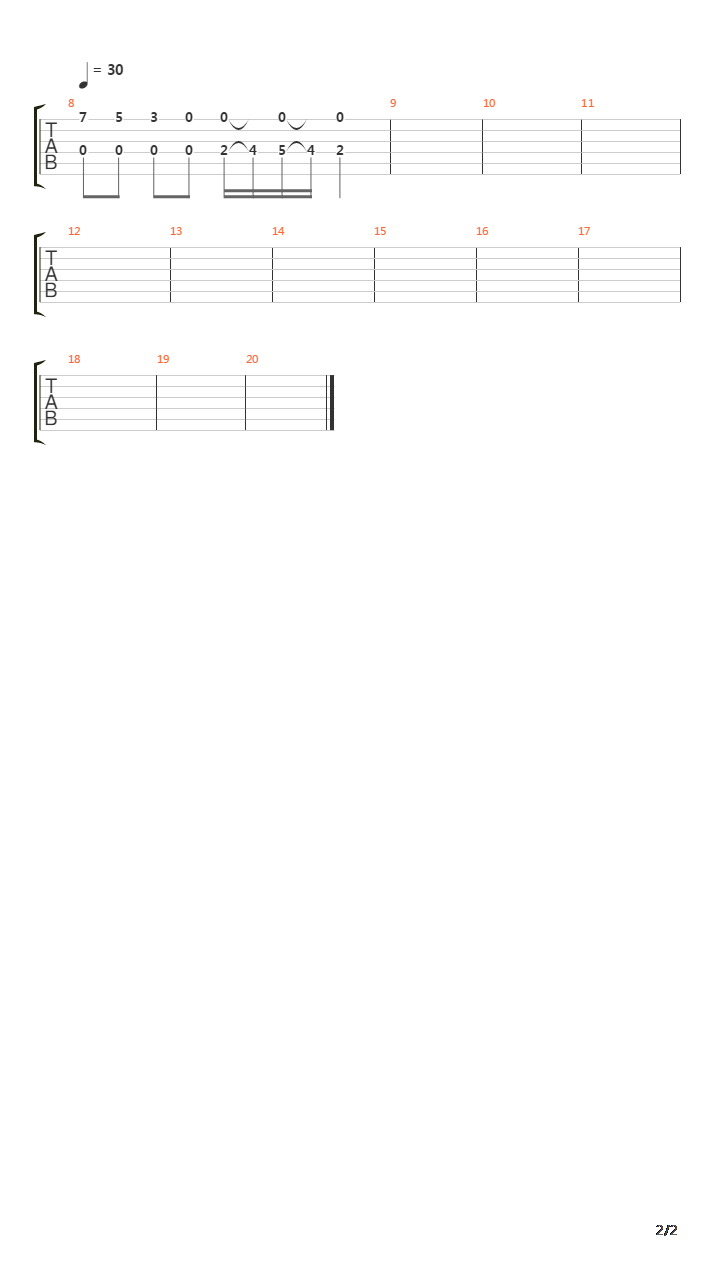 Embryo吉他谱