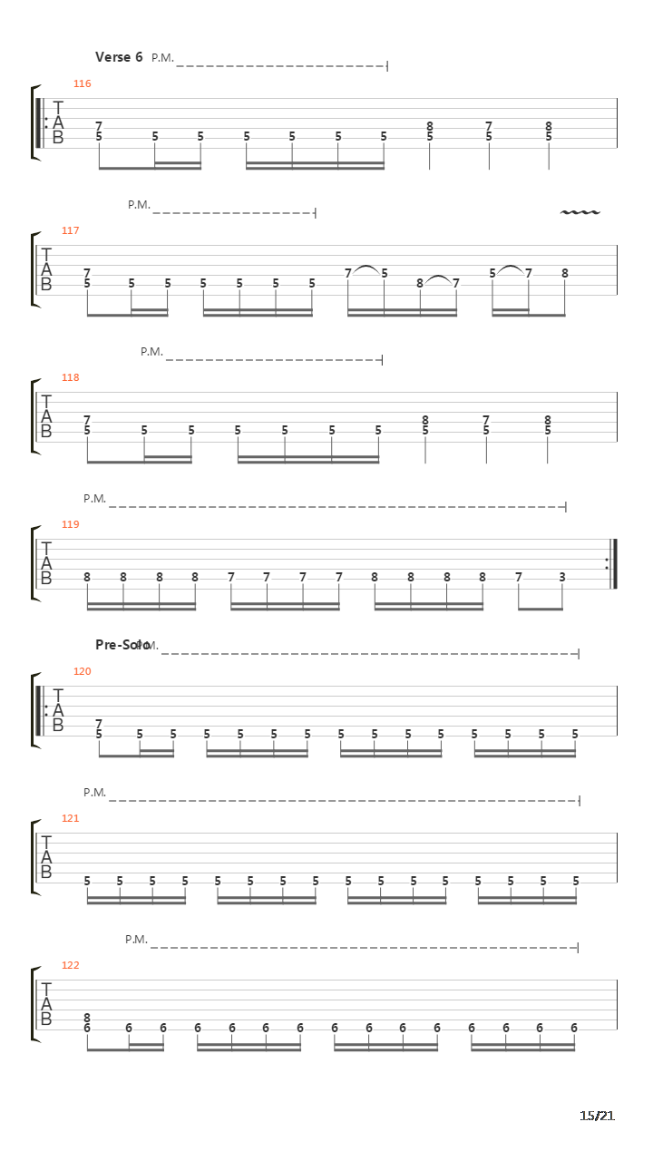 The Martyr吉他谱